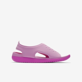 Nike Sunray Adjust 5 - Sandaler - Pink/Fuchsia/Hvide | DK-61087